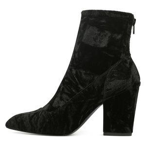Nine West Black Velvet Boots -BRAND NEW